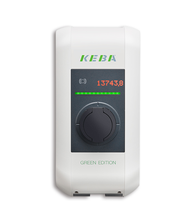 c-series EN Type2 Socket 22kW-RFID - GREEN EDITION