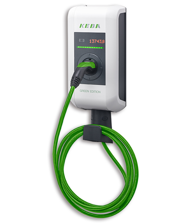 c-series EN Type2 6m Cable 22kW-RFID - GREEN EDITION