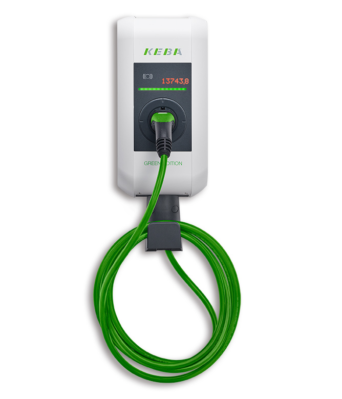 c-series EN Type2 6m Cable 22kW-RFID - GREEN EDITION